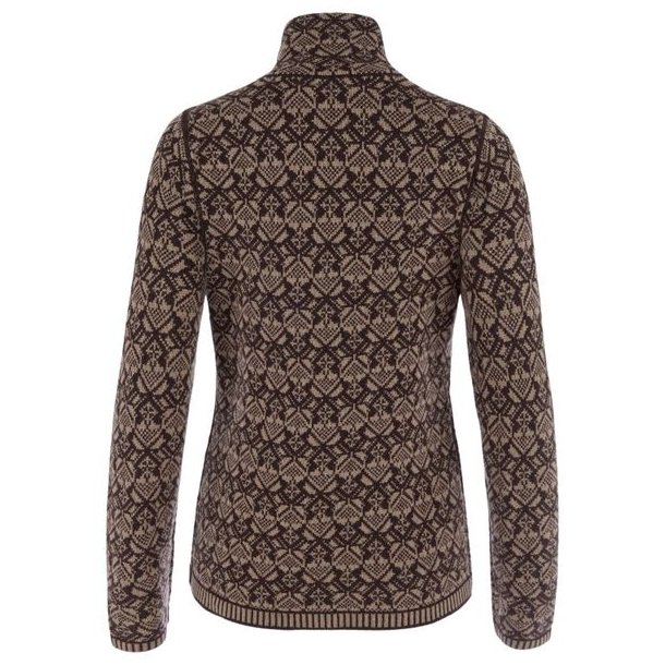 Fj�llr�ven Snow Cardigan W Suede Brown
