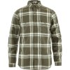 Fj�llr�ven �vik Lite Flannel Shirt Laurel Green-Chalk White