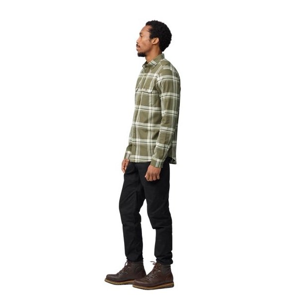 Fj�llr�ven �vik Lite Flannel Shirt Laurel Green-Chalk White