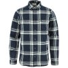 Fj�llr�ven �vik Lite Flannel Shirt Dark Navy-Chalk White