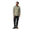 Fj�llr�ven �vik Lite Flannel Shirt Laurel Green-Chalk White