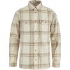 Fj�llr�ven �vik Lite Flannel Shirt Chalk White-Fossil