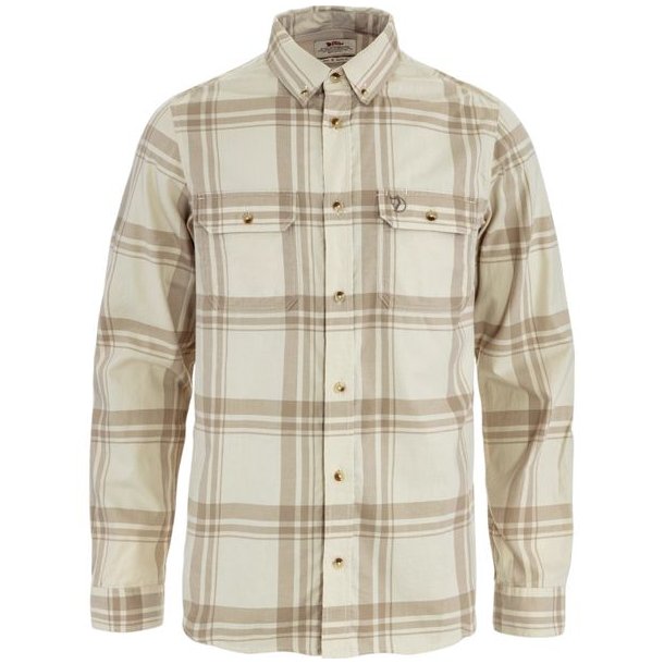 Fj�llr�ven �vik Lite Flannel Shirt Chalk White-Fossil