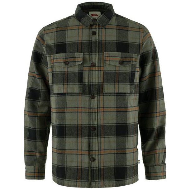 Fjllrven vik Lite Padded Shirt Deep Forest-Black
