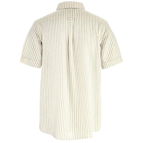 Fj�llr�ven �vik Travel Shirt SS Chalk White-Sand Stone