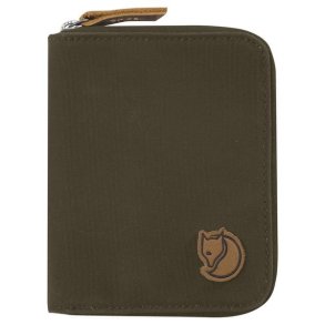 Fjllrven Zip Wallet Dark Olive