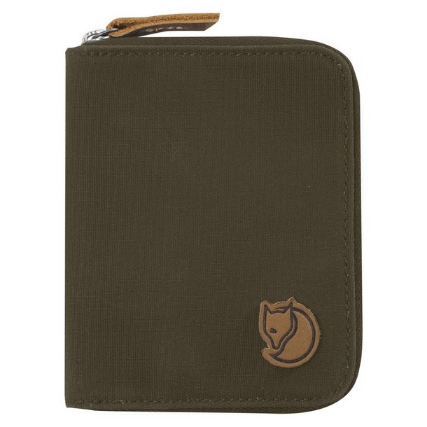 Fjllrven Zip Wallet Dark Olive