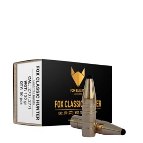 Fox Classic Hunter .270 (.277), 8,4g/130gr 50 stk. Blyfri Projektil