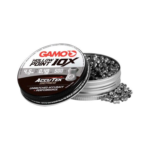 Gamo Accutek Hollow Point 4,5 mm 500 Stk 0,49g Luftgevrshagl