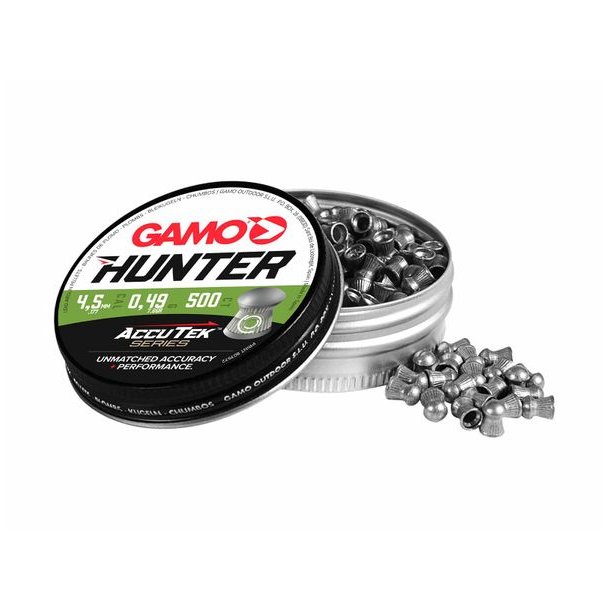 Gamo Accutek X Tin Hunter 4,5 mm 500 Stk Luftgevrshagl
