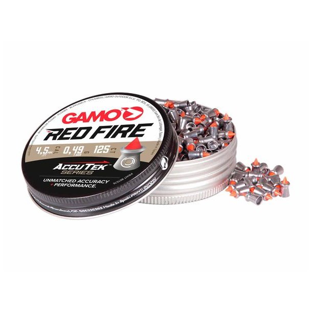 Gamo Accutek X Tin Red Fire 4,5 mm 125 Stk Luftgevrshagl