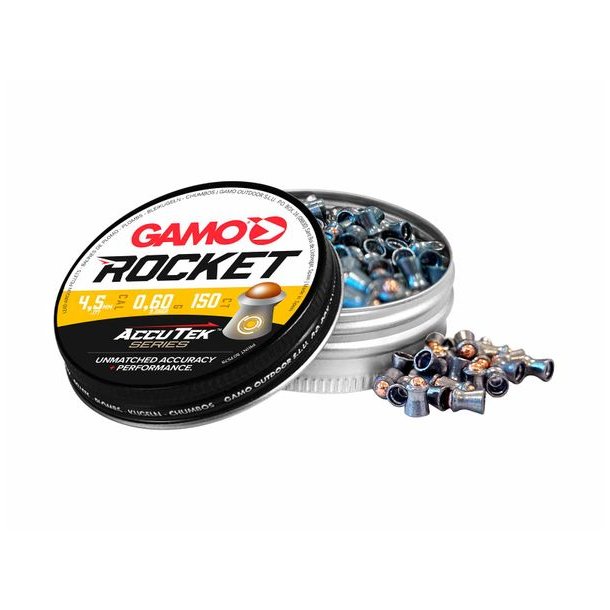 Gamo Accutek X Tin Rocket 4,5 mm 150 Stk Luftgevrshagl