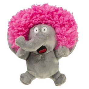 Godog Silent Squeak Crazy Hair Elephant 20 cm