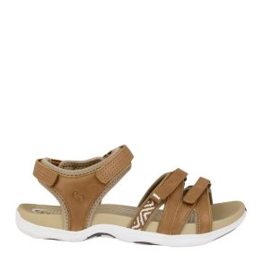 Green Comfort Corsica Straps Sandal  Cognac