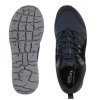 Green Comfort Path Pelle Sneaker Elastic Lace Navy Blue