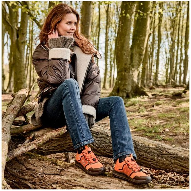 Green Comfort Track n' Trail Tora Elastic Lace Sko W Rust