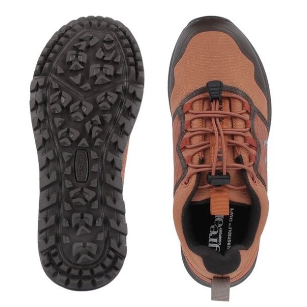 Green Comfort Track n' Trail Tora Elastic Lace Sko W Rust
