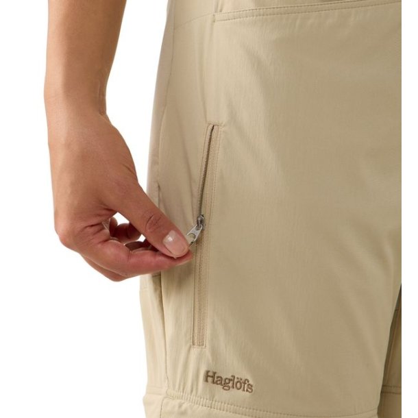 Hagl�fs Lite Standard Zip Off II Pant W Chalk Beige