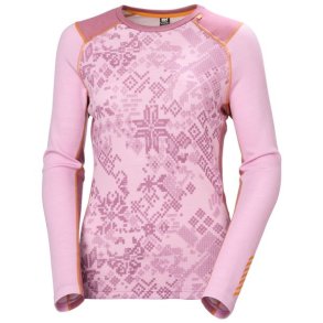 Helly Hansen Lifa Merino MidW Gra Crem W Cherry Blossom New Nordic