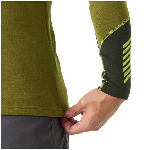 Helly Hansen Lifa Merino Midweight Crew Olive Green