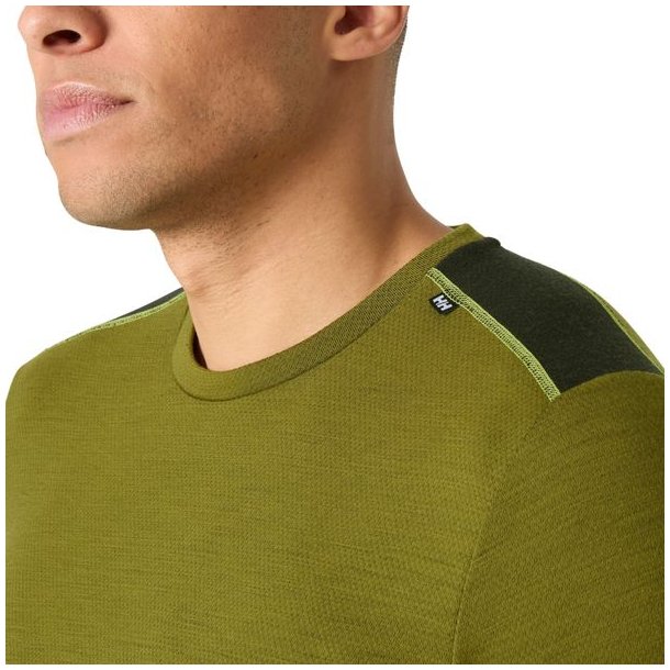 Helly Hansen Lifa Merino Midweight Crew Olive Green