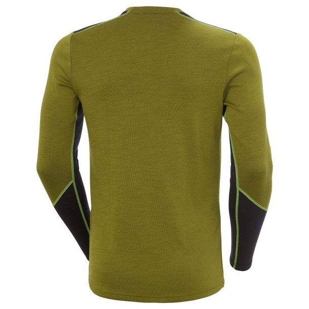 Helly Hansen Lifa Merino Midweight Crew Olive Green