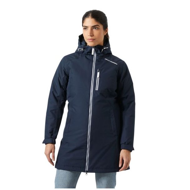 Helly Hansen Long Belfast Winter Jacket W Navy
