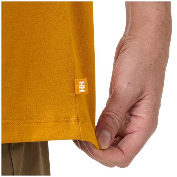 Helly Hansen Skog Graphic T-Shirt Mustard