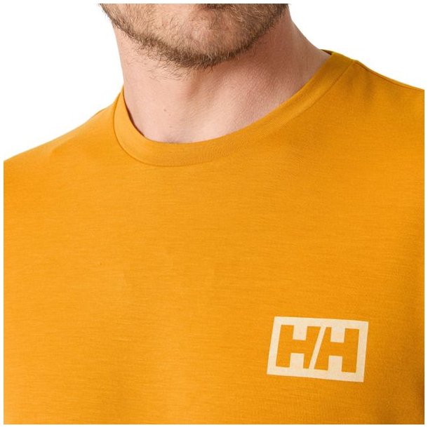 Helly Hansen Skog Graphic T-Shirt Mustard