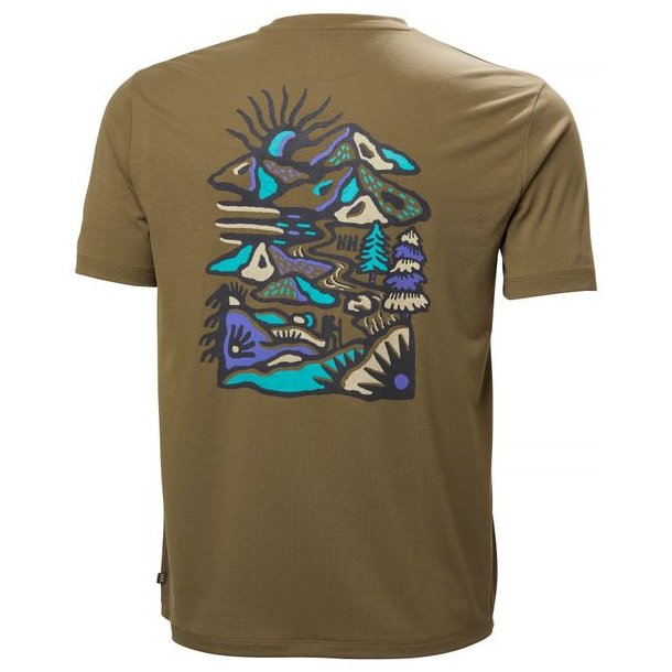 Helly Hansen Skog Graphic T-Shirt Bedrock