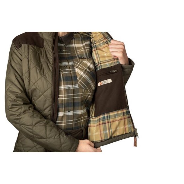 Hrkila Ailsa Quilt Jakke W Wollow Green