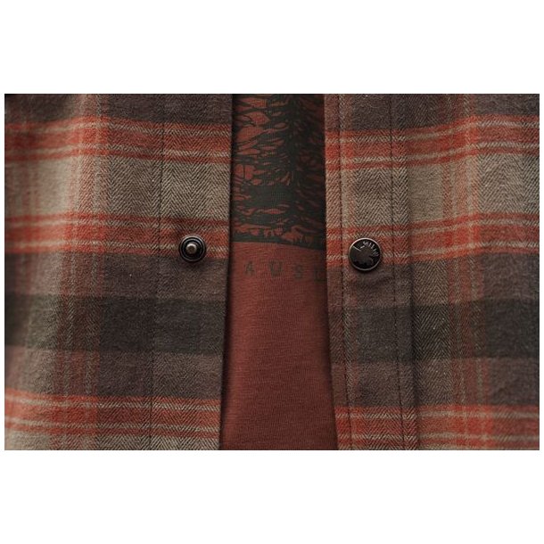 H�rkila Aivak L/S Skjorte Autumn Orange Check