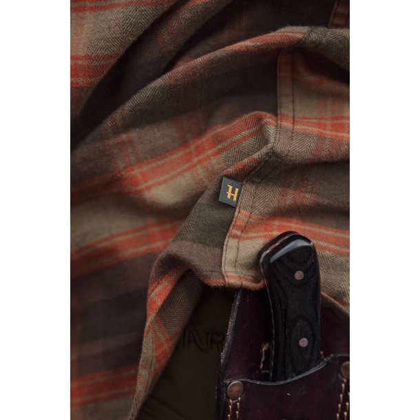 H�rkila Aivak L/S Skjorte Autumn Orange Check