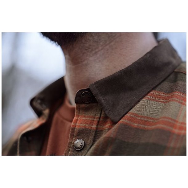 H�rkila Aivak L/S Skjorte Autumn Orange Check