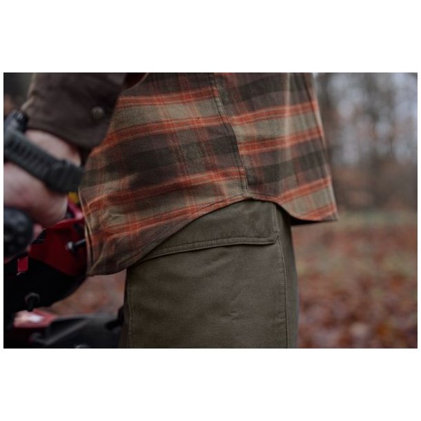 H�rkila Aivak L/S Skjorte Autumn Orange Check