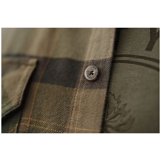 H�rkila Asmund L/S Skjorte Beech Green Check