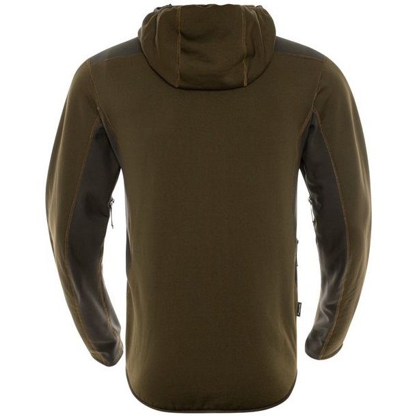 H�rkila Deer Stalker Fleece Hoodie Willow Green/Shadow Brown