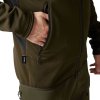 H�rkila Deer Stalker Fleece Hoodie Willow Green/Shadow Brown