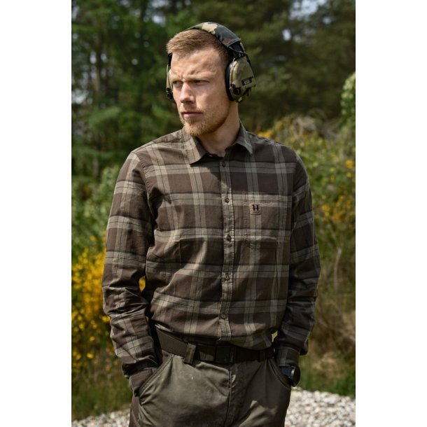 H�rkila Fjell L/S Shirt Green check