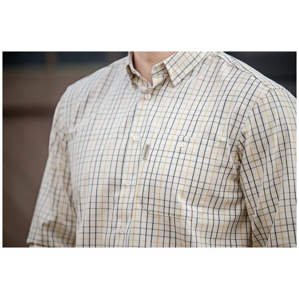 H�rkila Haywood Uldblanding L/S Skjorte Arrowwood Yellow Check