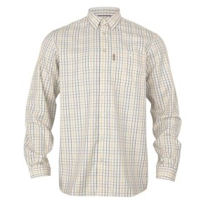 H�rkila Haywood Uldblanding L/S Skjorte Arrowwood Yellow Check