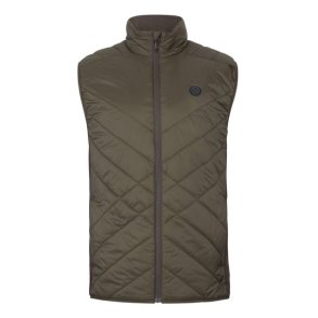 H�rkila Heat Insulated Vest Willow Green/Shadow Brown