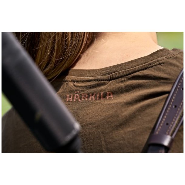 H�rkila H-logo S/S T-shirt W Willow Green