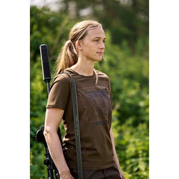 H�rkila H-logo S/S T-shirt W Willow Green