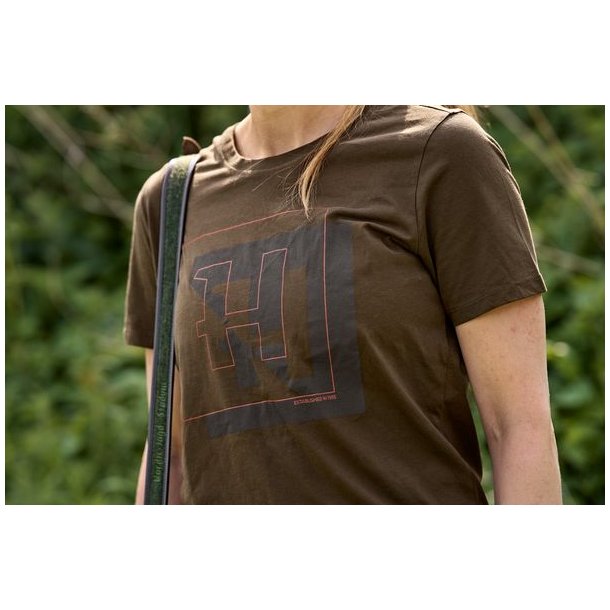 H�rkila H-logo S/S T-shirt W Willow Green