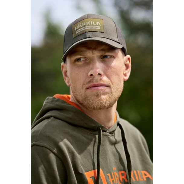 H�rkila Identity Hoodie Grape leaf/Mandarin orange