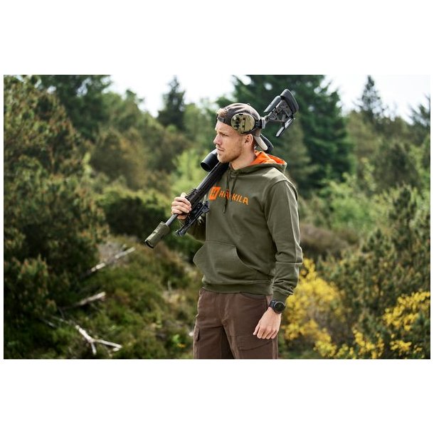 H�rkila Identity Hoodie Grape leaf/Mandarin orange