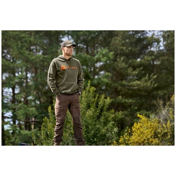 H�rkila Identity Hoodie Grape leaf/Mandarin orange