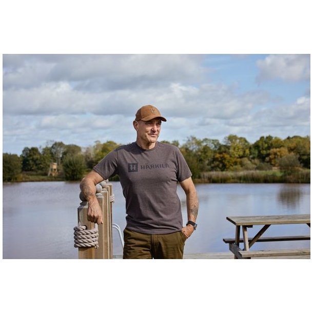 H�rkila Identity S/S T-shirt Brown Melange