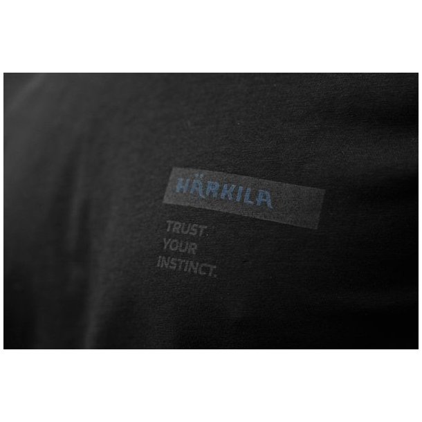 H�rkila Logo Brand S/S T-Shirt Anthracite/Sea Blue